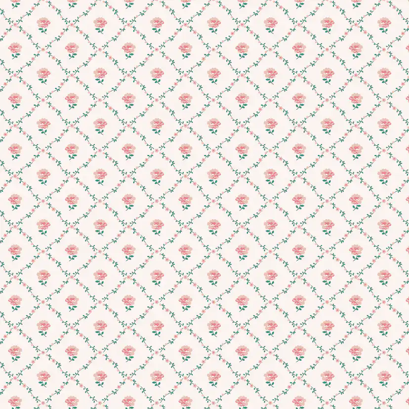Tapet Laura Ashley Kate Coral Rosa 122766