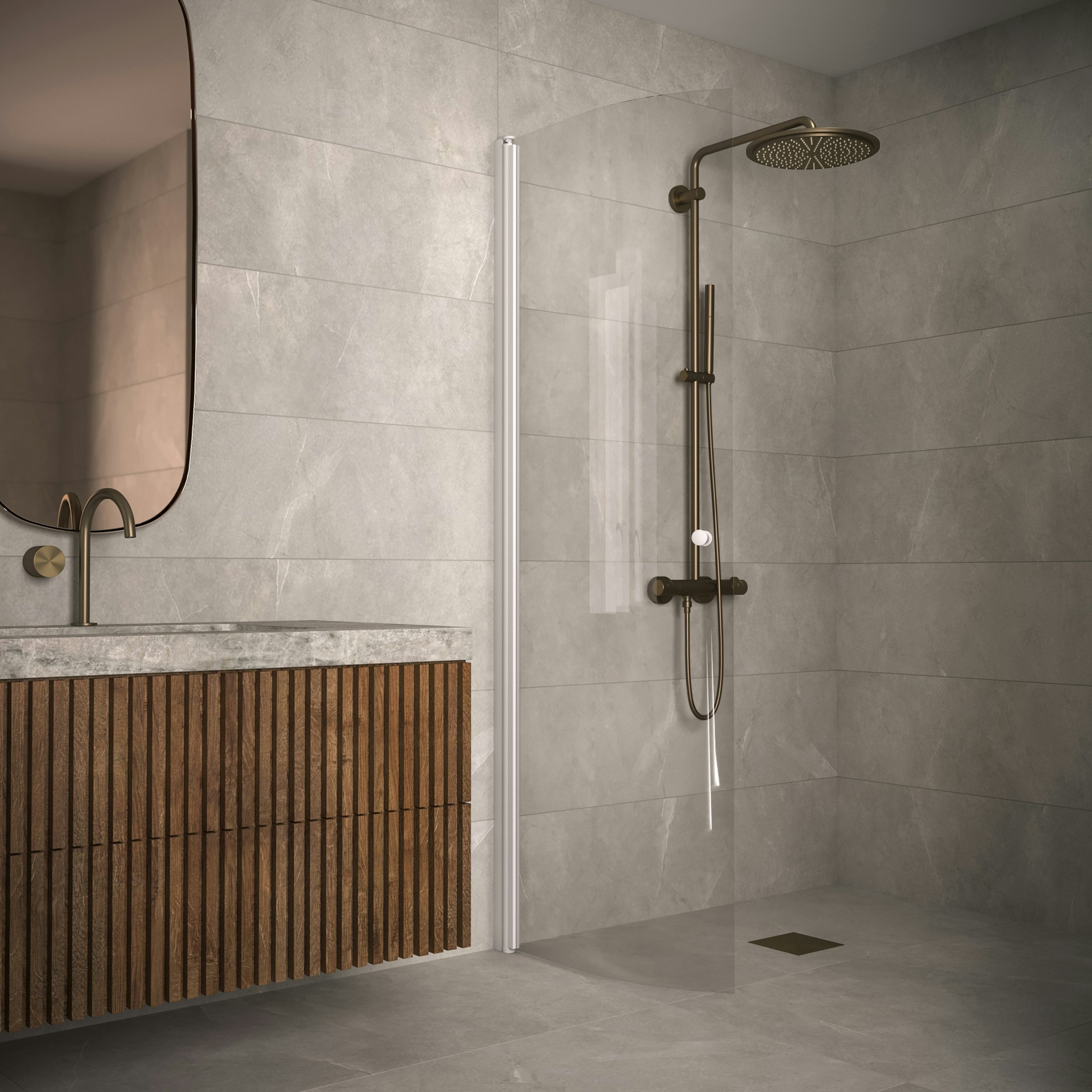 Duschdörr Hietakari Classic 122 Rund