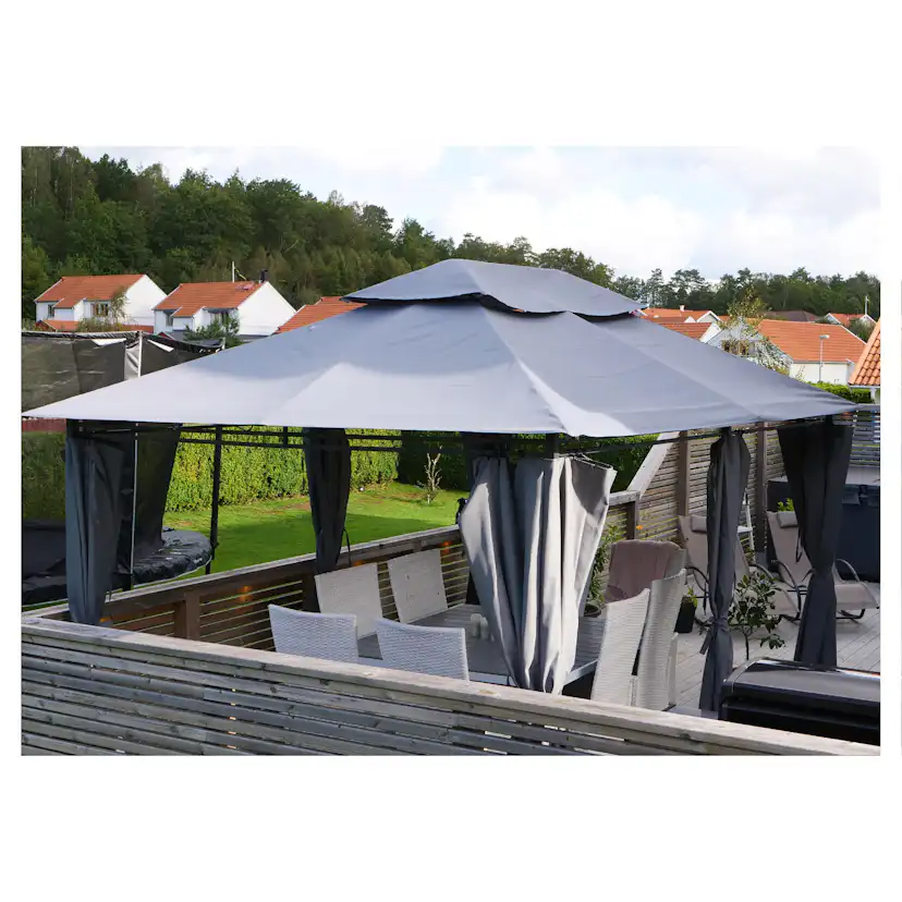 Paviljong Metalcraft med Paviljongväggar