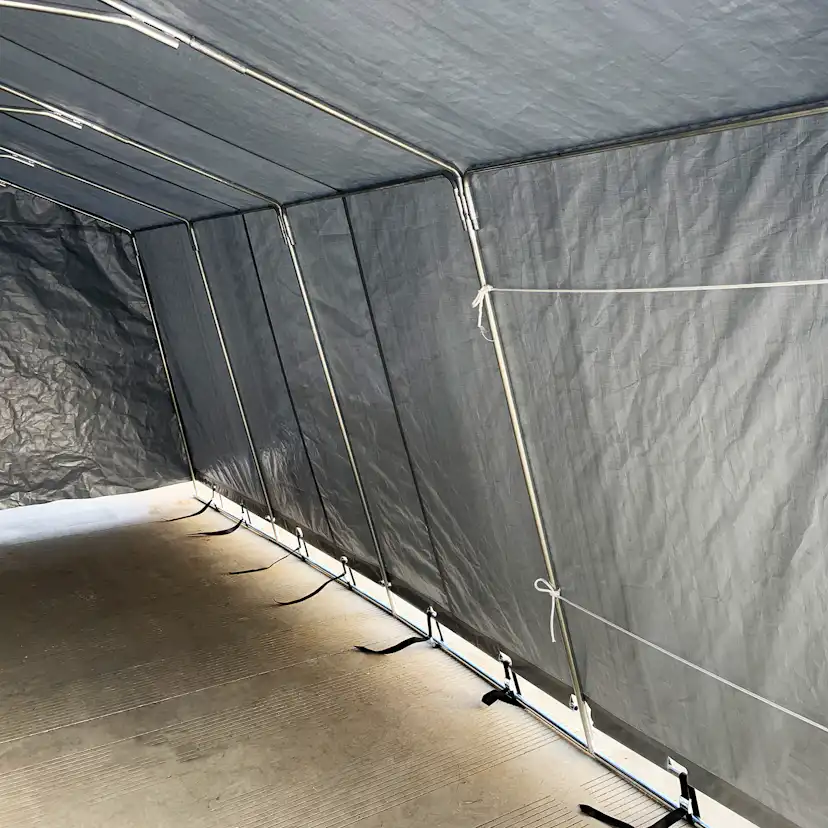 Garagetält Lyfco 13,7m² 200g/m² PE