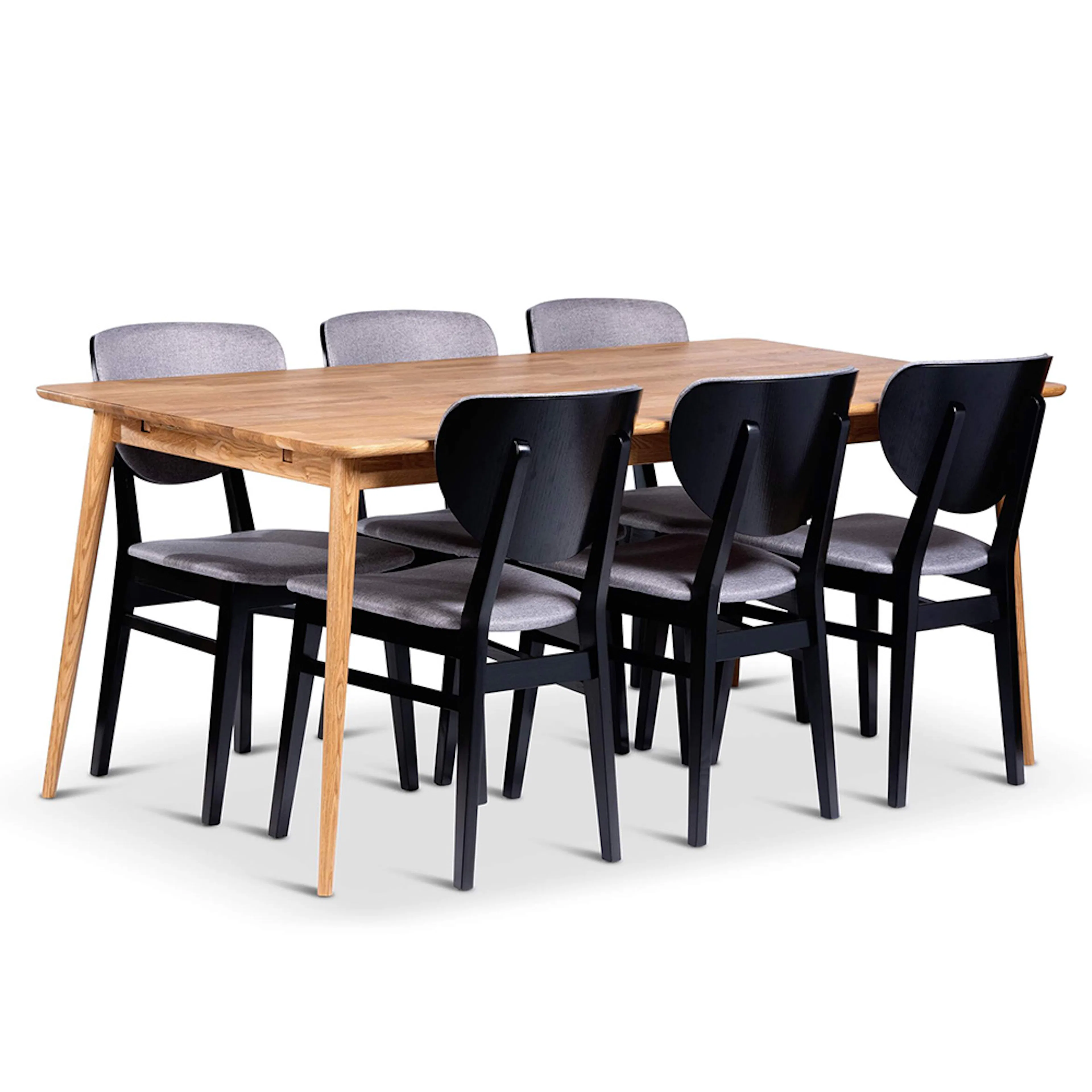 Matgrupp Stenexpo Alborg med 6 Borgholm Stolar