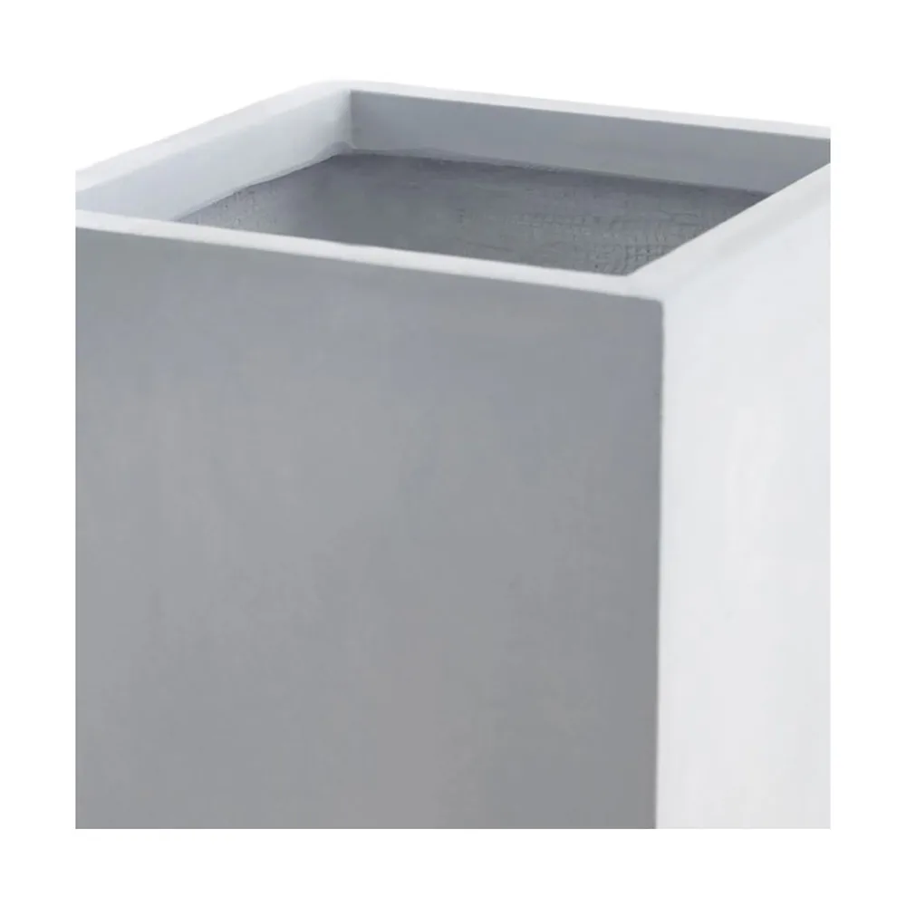 Kruka Lyfco Fyrkantig Hög Ljusgrå