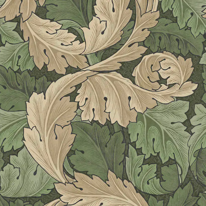 Tapet William Morris At Home Acanthus 124227 EasyUp, Mönstrad