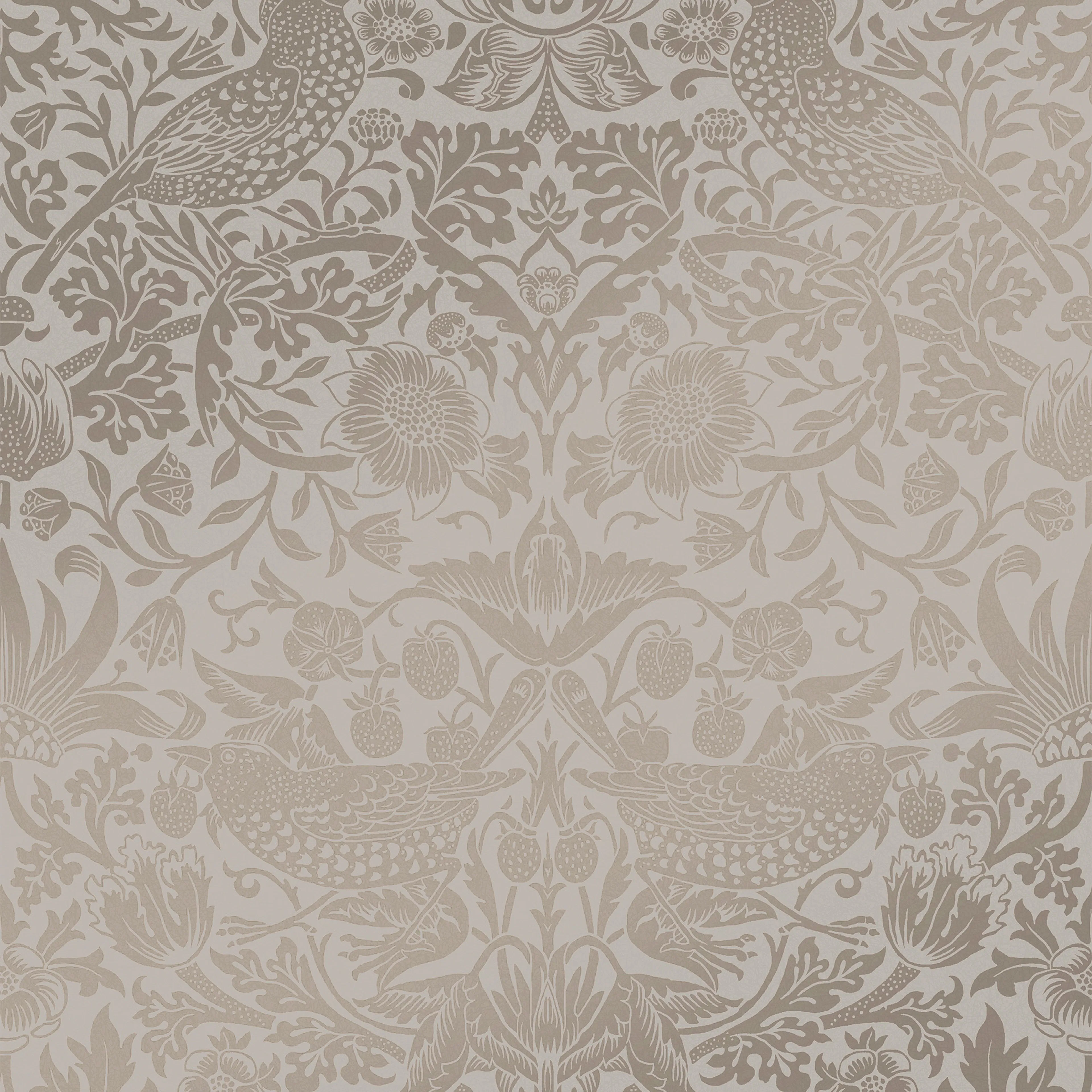 Tapet William Morris At Home Strawberry Thief Fibrous 124238