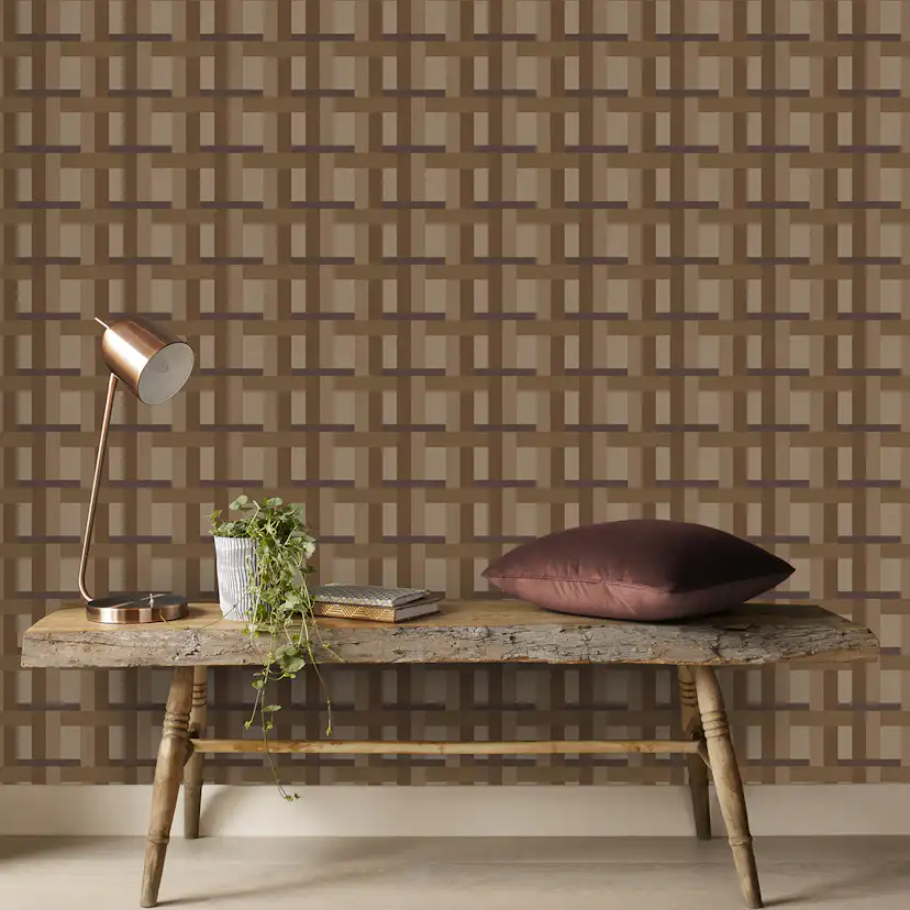 Tapet Superfresco Easy Perfect Symmetry Brun