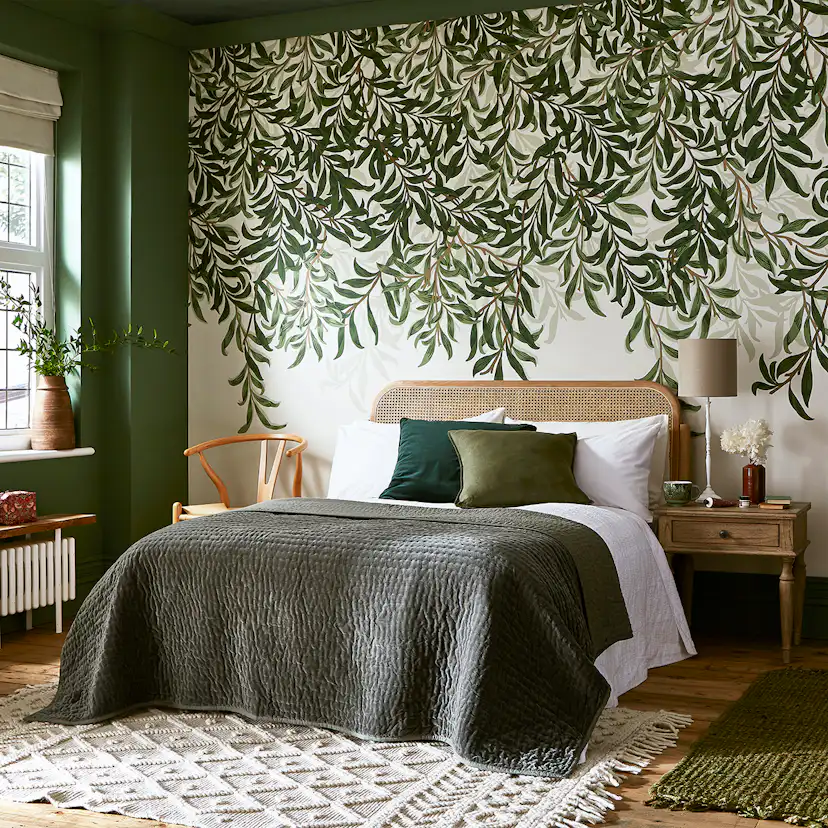 Fototapet William Morris At Home Willow Bough Greens