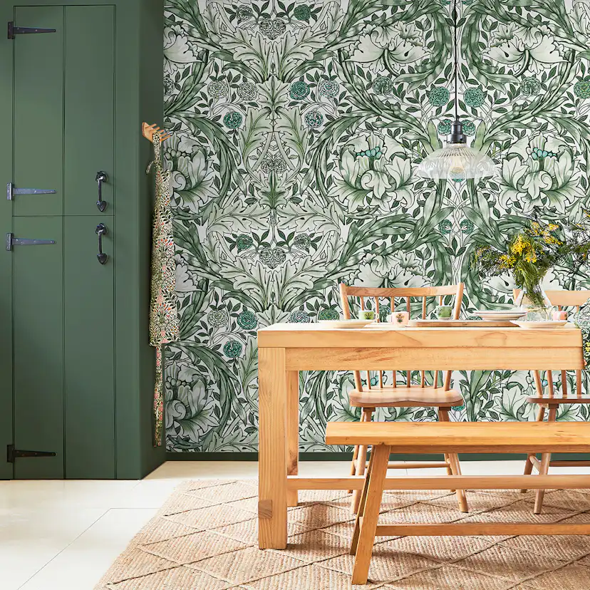 Fototapet William Morris At Home African Marigold Green