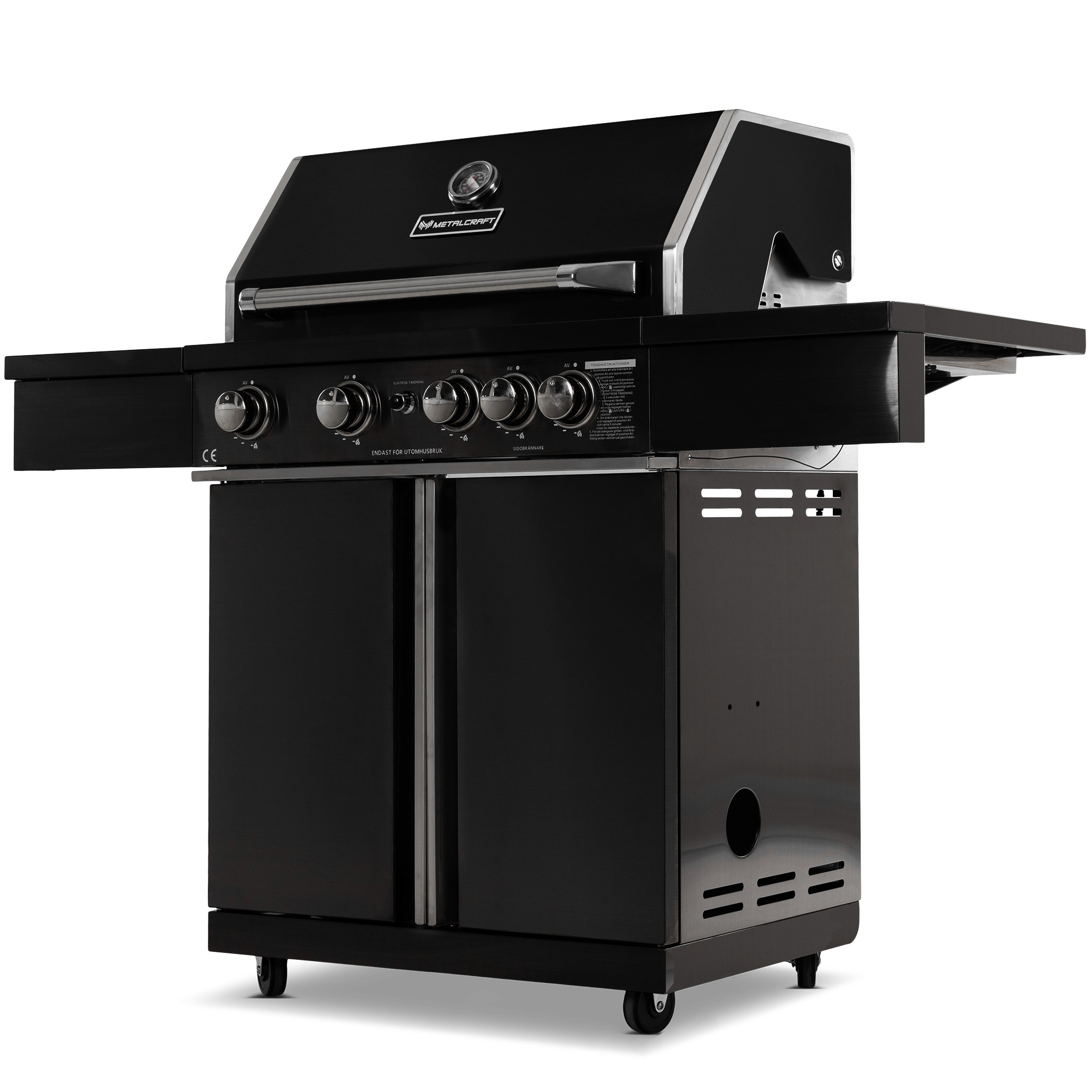 Gasolgrill Metalcraft Malibu Blackline