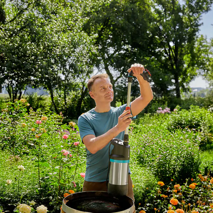 Rörförlängning Gardena för regnvattenpump