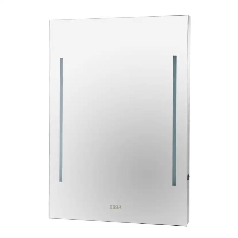 Badrumsspegel Bemeta LED Med Klocka