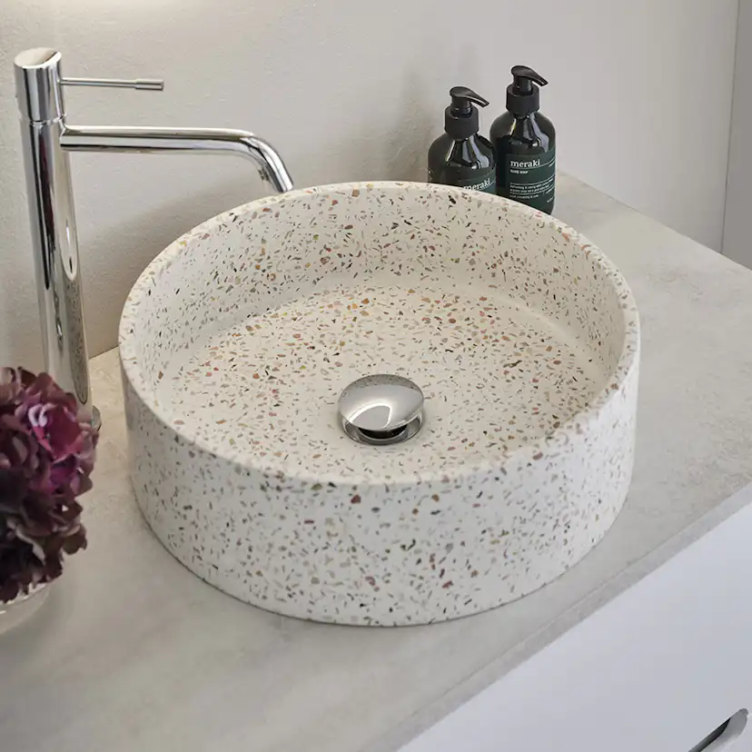 Tvättställ Hafa Circle Terrazzo