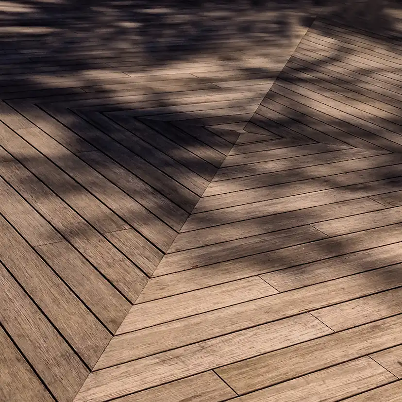 Bambutrall Dasso XTR Golvtrall med Rillad Yta