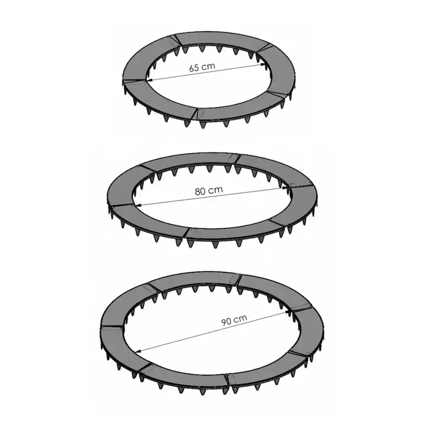 Rabattkant Skotte Garden Unik Rund 2-pack
