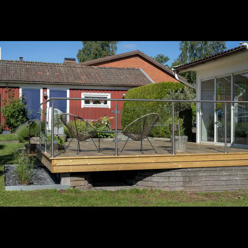 Ändstolpe Skotte Garden Utsikt