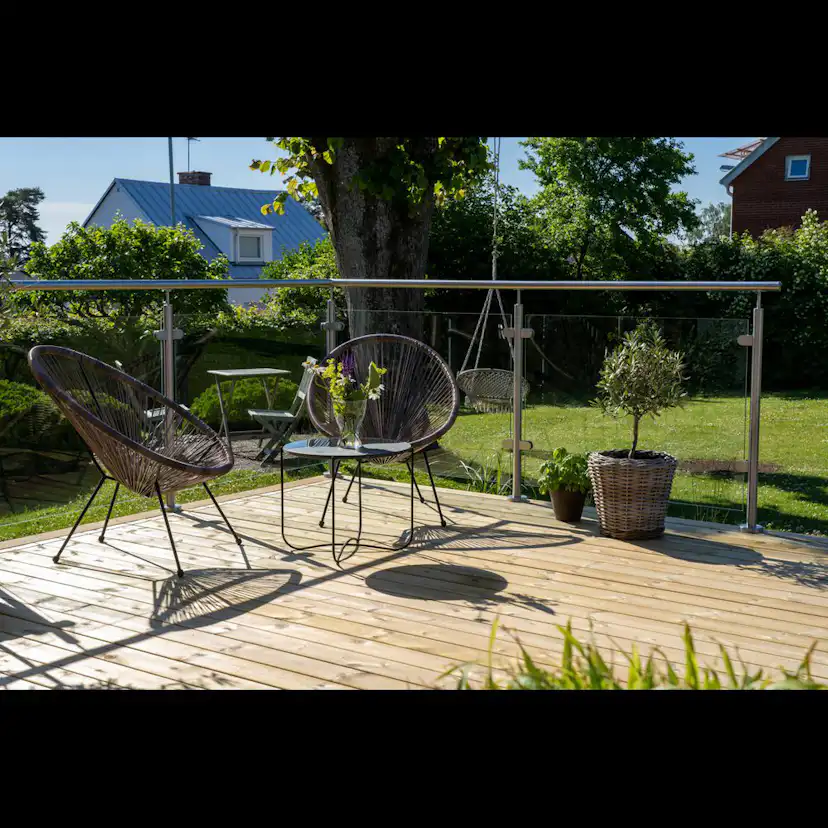 Ändstolpe Skotte Garden Utsikt