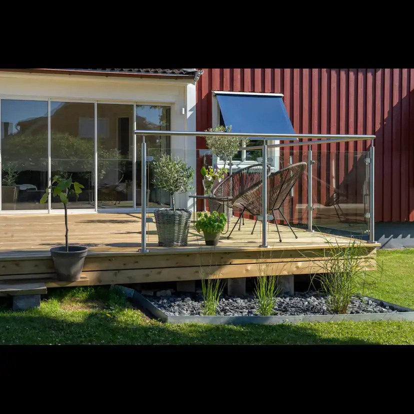 Hörnstolpe Skotte Garden Utsikt