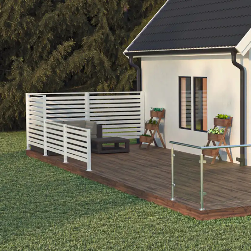 Skärm Skotte Garden Rand 180x90 Cm