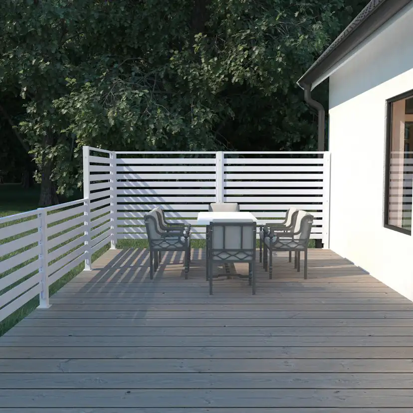 Aluminiumstolpe Skotte Garden Rand