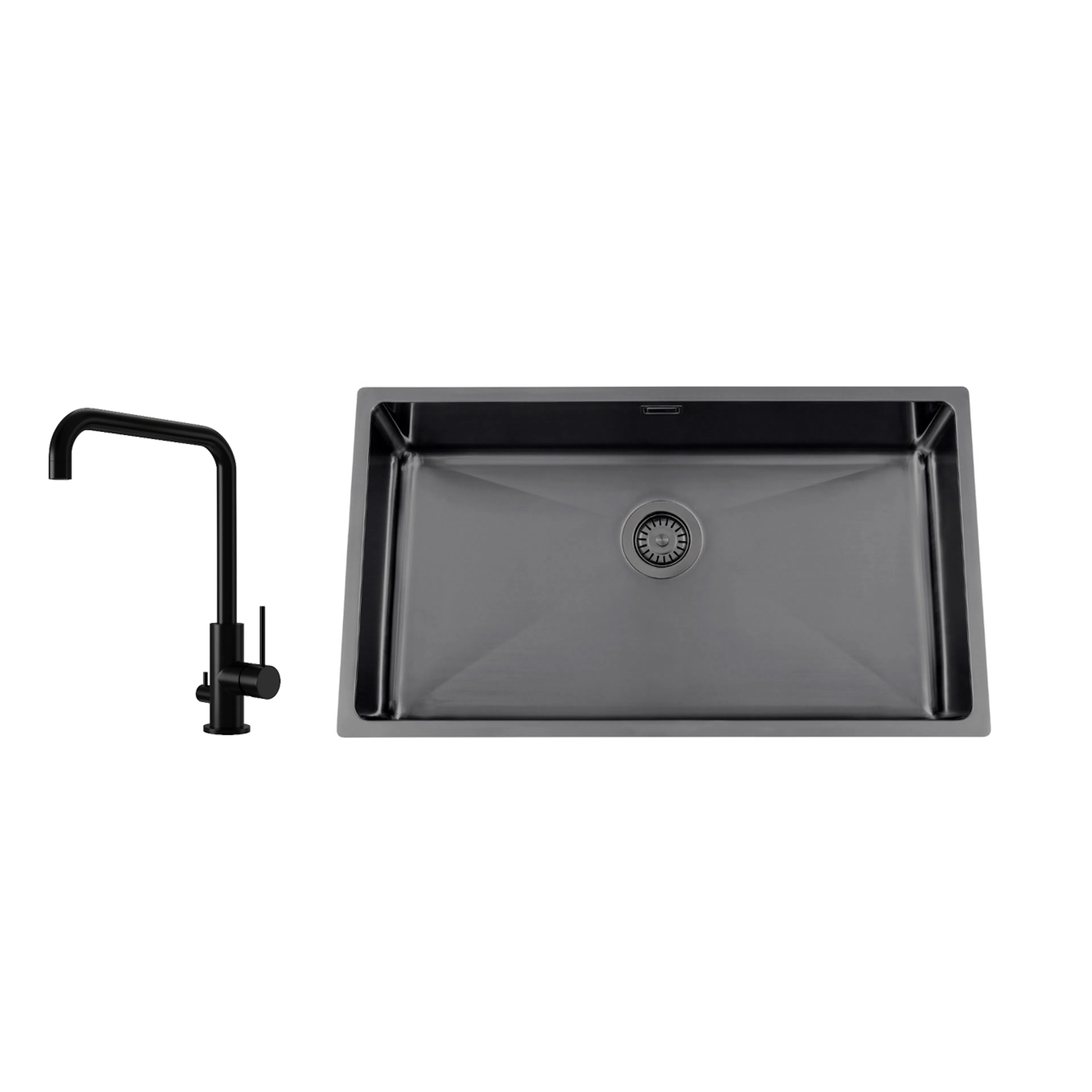 Disklåda Nordic Tech Titan 730 X med Köksblandare Steel Mood D