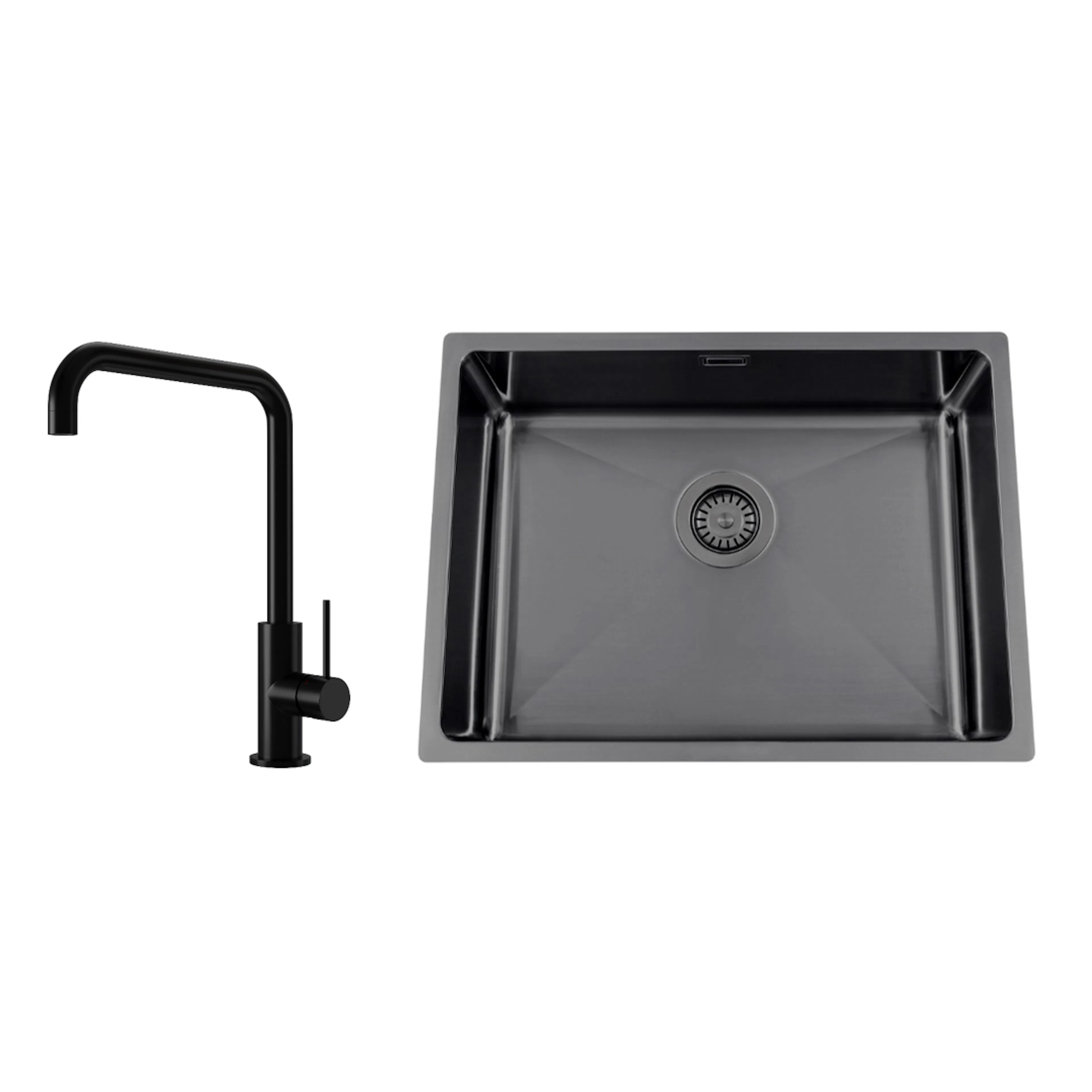 Disklåda Nordic Tech Titan 530 X med Köksblandare Steel Mood Shadow