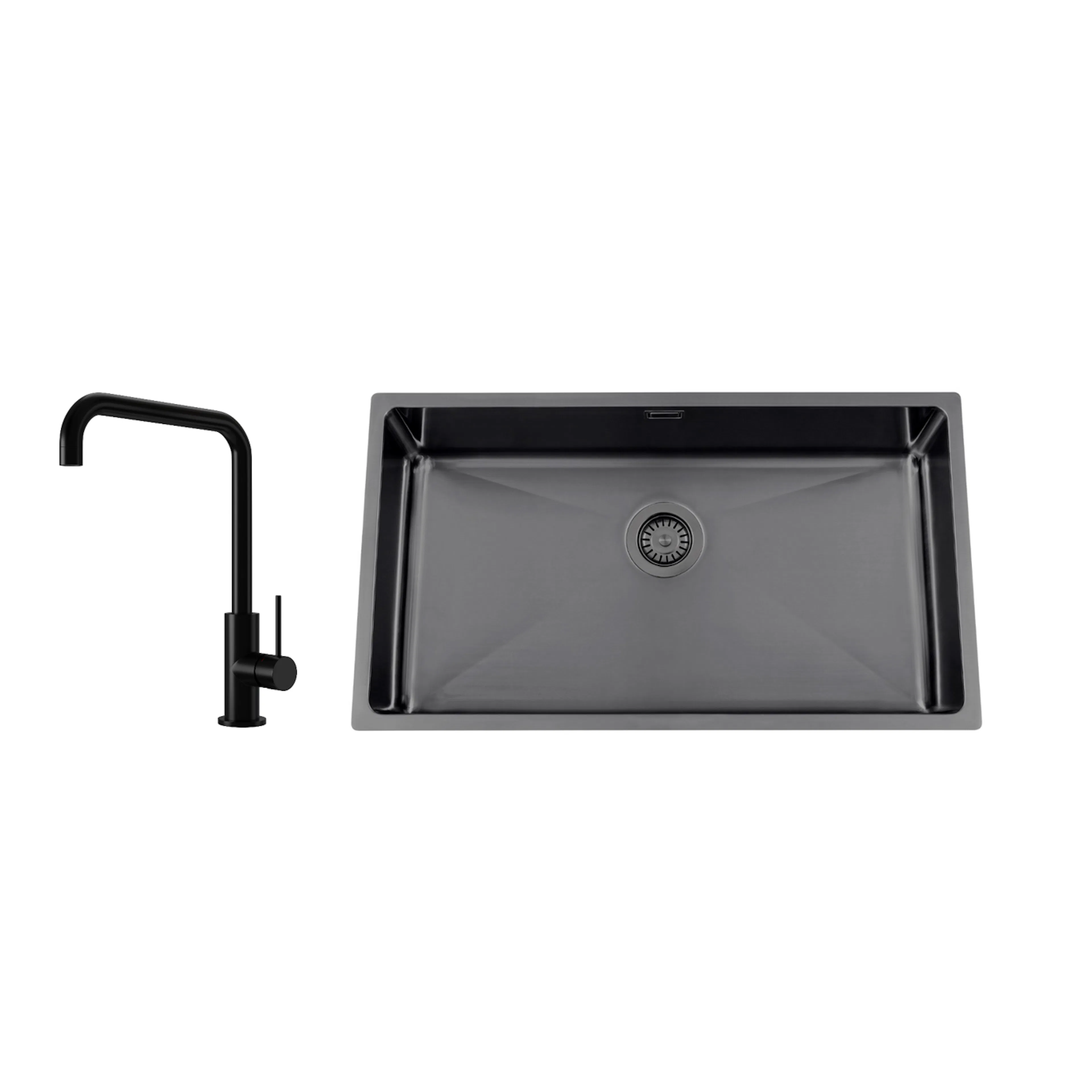 Disklåda Nordic Tech Titan 730 X med Köksblandare Steel Mood Shadow