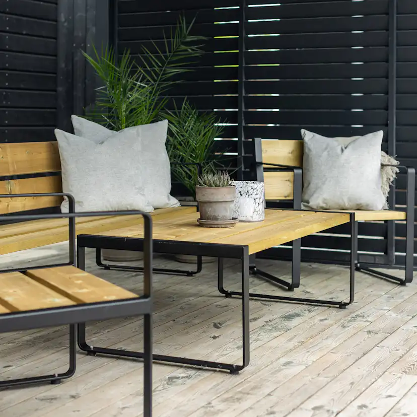 Bord Jabo Vansjön med 2st Gavlar Svart