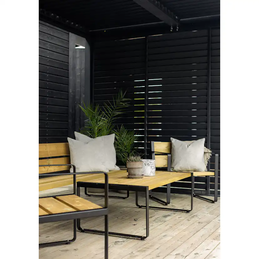 Bord Jabo Vansjön med 2st Gavlar Svart