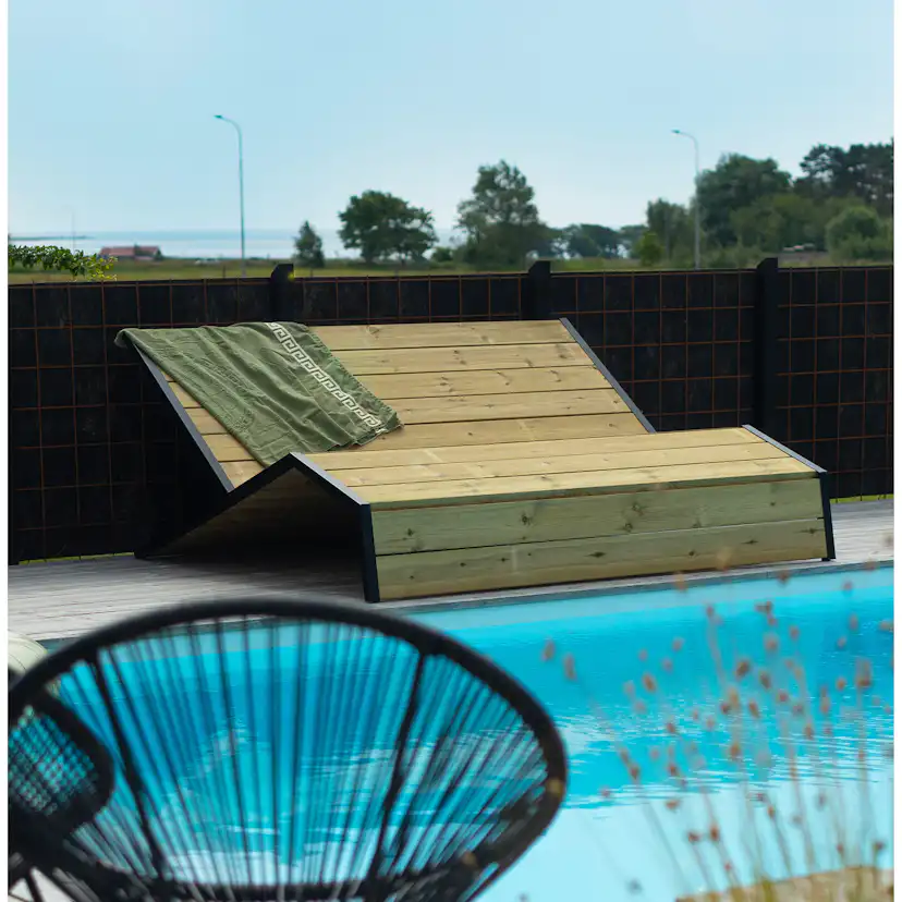 Solsäng Jabo Vansjön med 2st Gavlar Svart