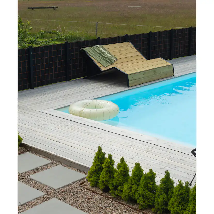 Solsäng Jabo Vansjön med 2st Gavlar Svart