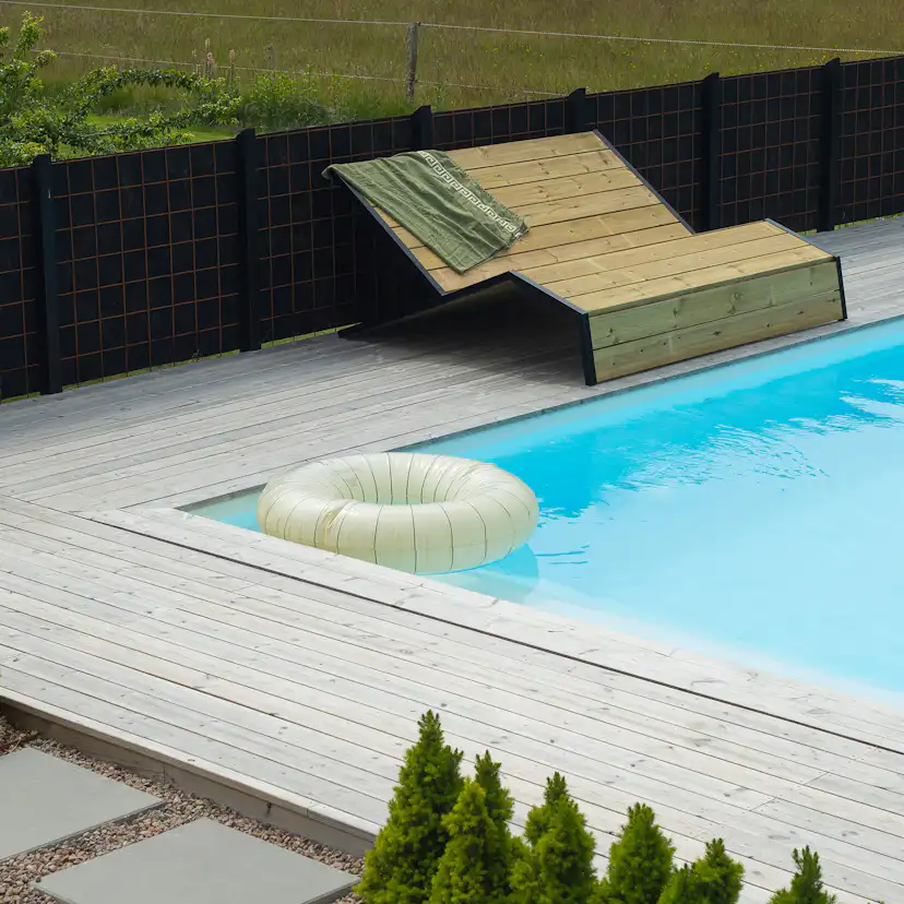 Solsäng Jabo Vansjön med 2st Gavlar Svart