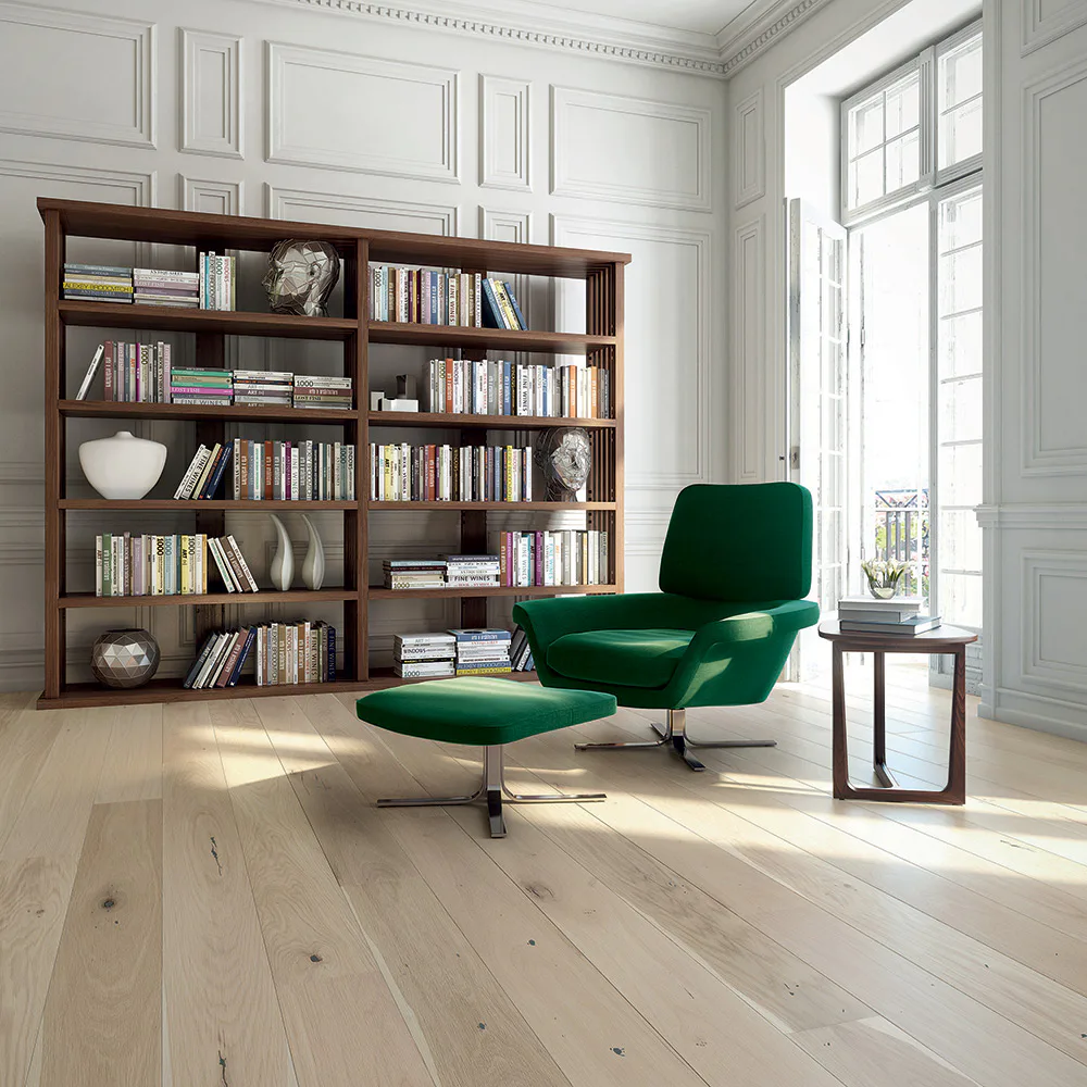 Parkettgolv Moland Burghley Wideplank Ek Vitolja