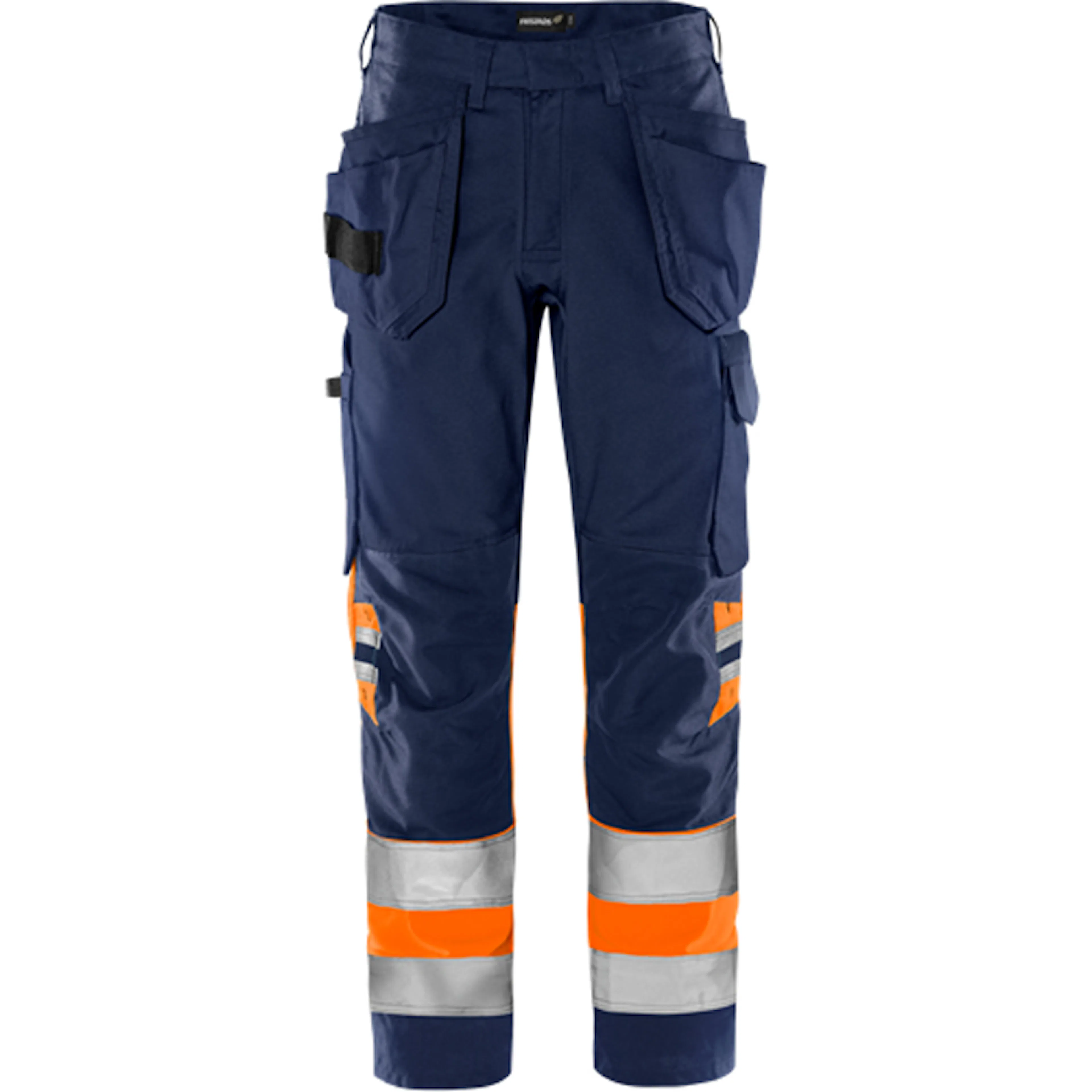 Varselorange/Marinblå