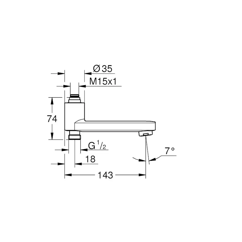 Duschblandare Grohe med Inbyggd Omkastare