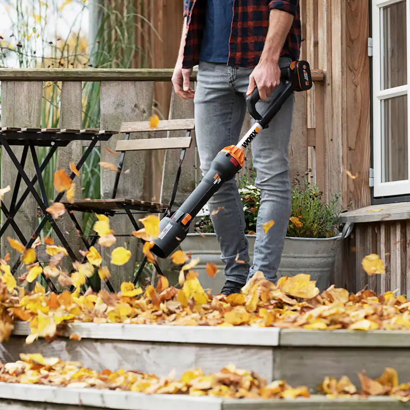 Lövblås Worx WG543E utan Batteri