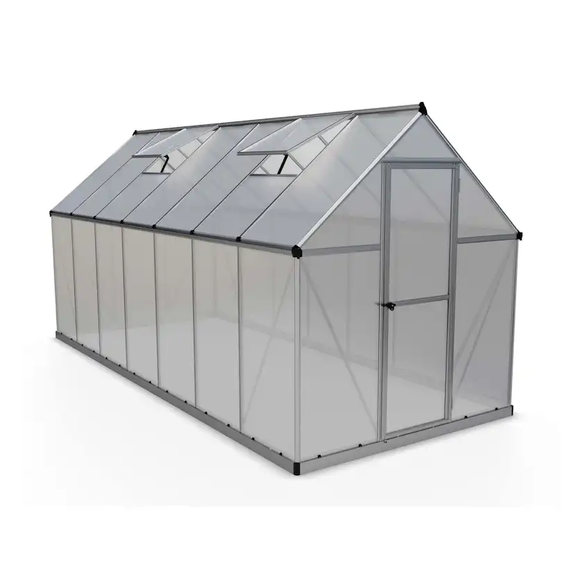 Växthus gop Mythos, Aluminiumstomme med UV-Skyddade Polykarbonatskivor, 7,9 m²