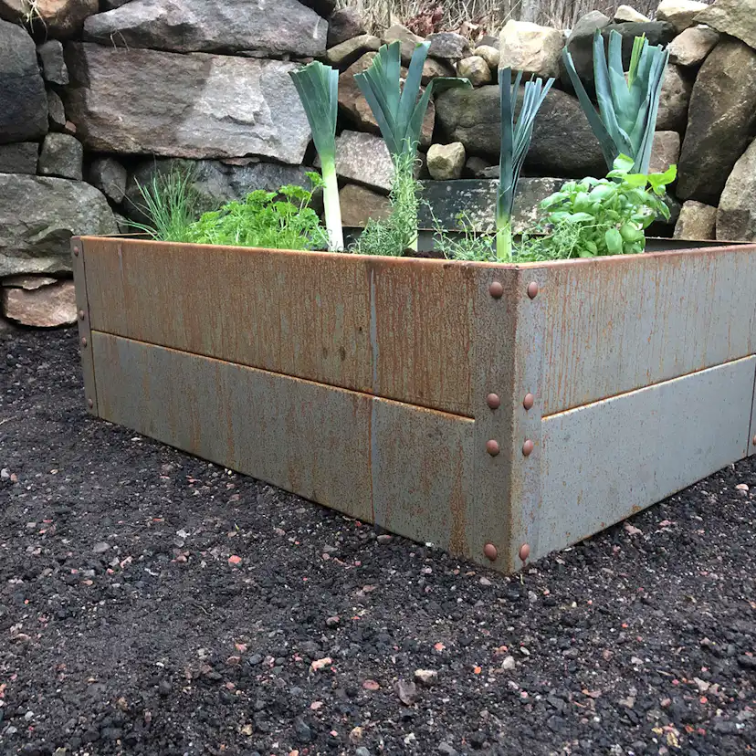 Odlingslåda Flexigarden Cortenplåt 2 mm 800x1200x400 mm