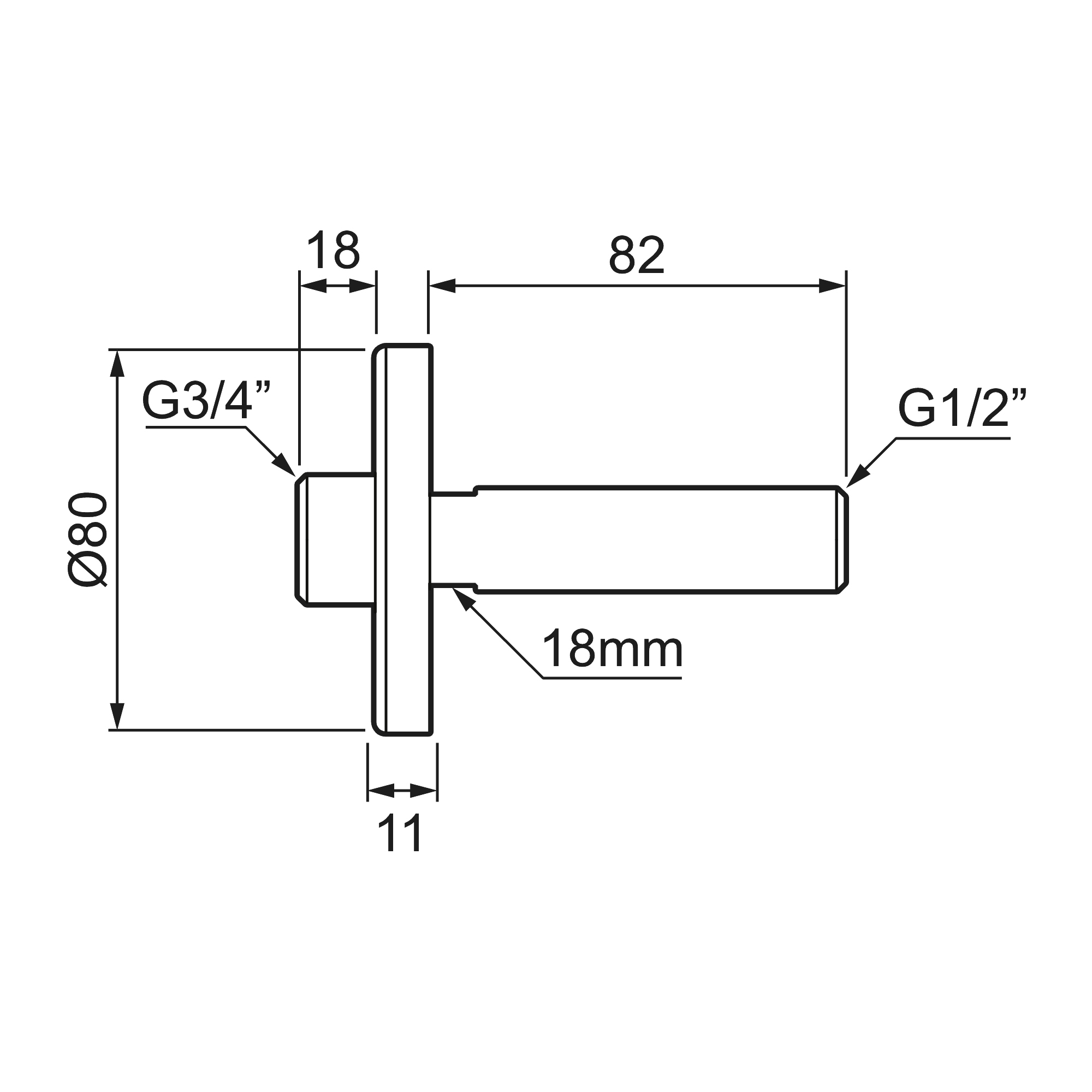 Anslutningskoppling Mora