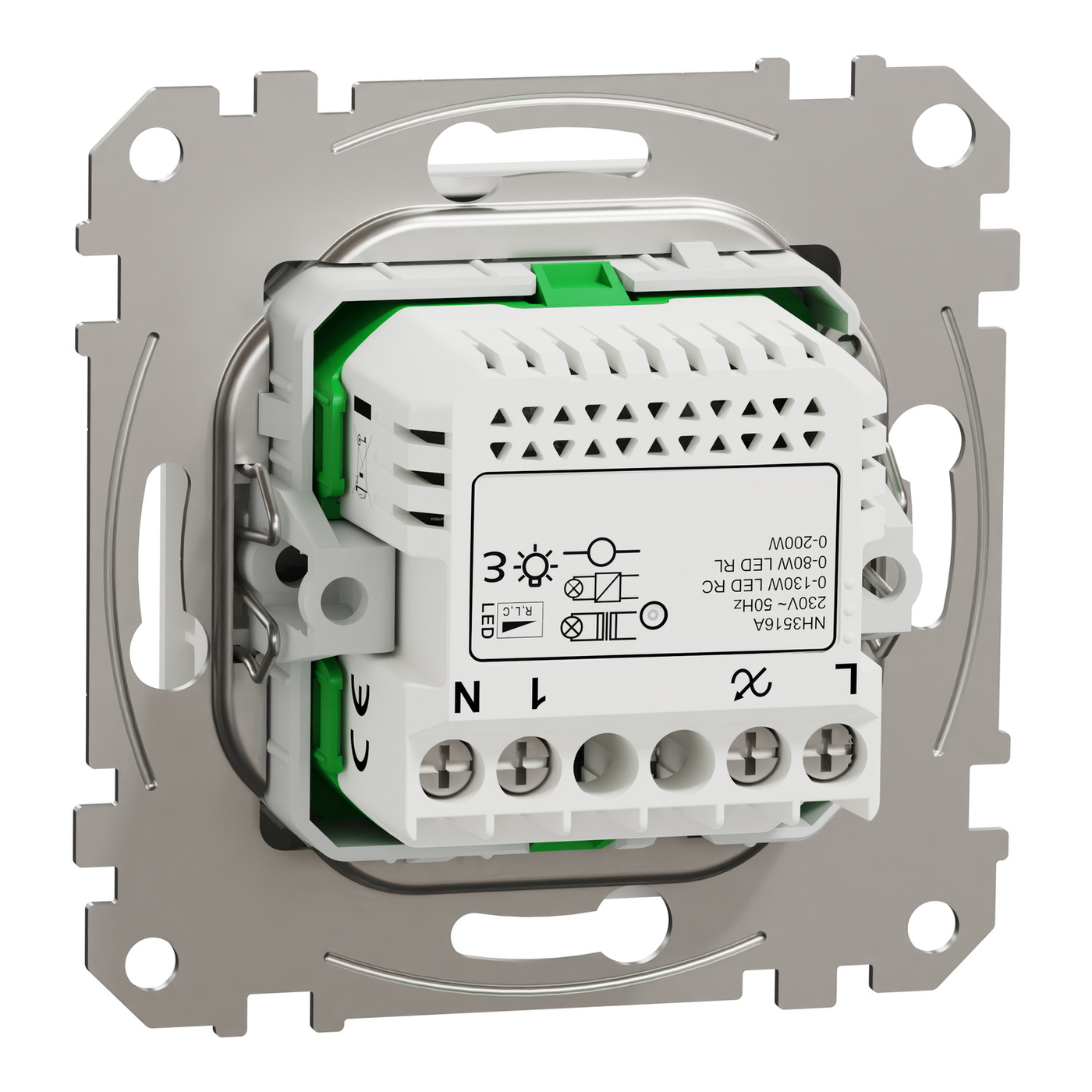 Vriddimmer LED Schneider Electric Exxact med Möjlighet att Ansluta Neutralledare Styrning via Wiser by SE Zigbee 3.0
