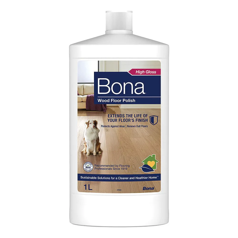 Golvpolish Bona för Lackerade Trägolv 1 liter