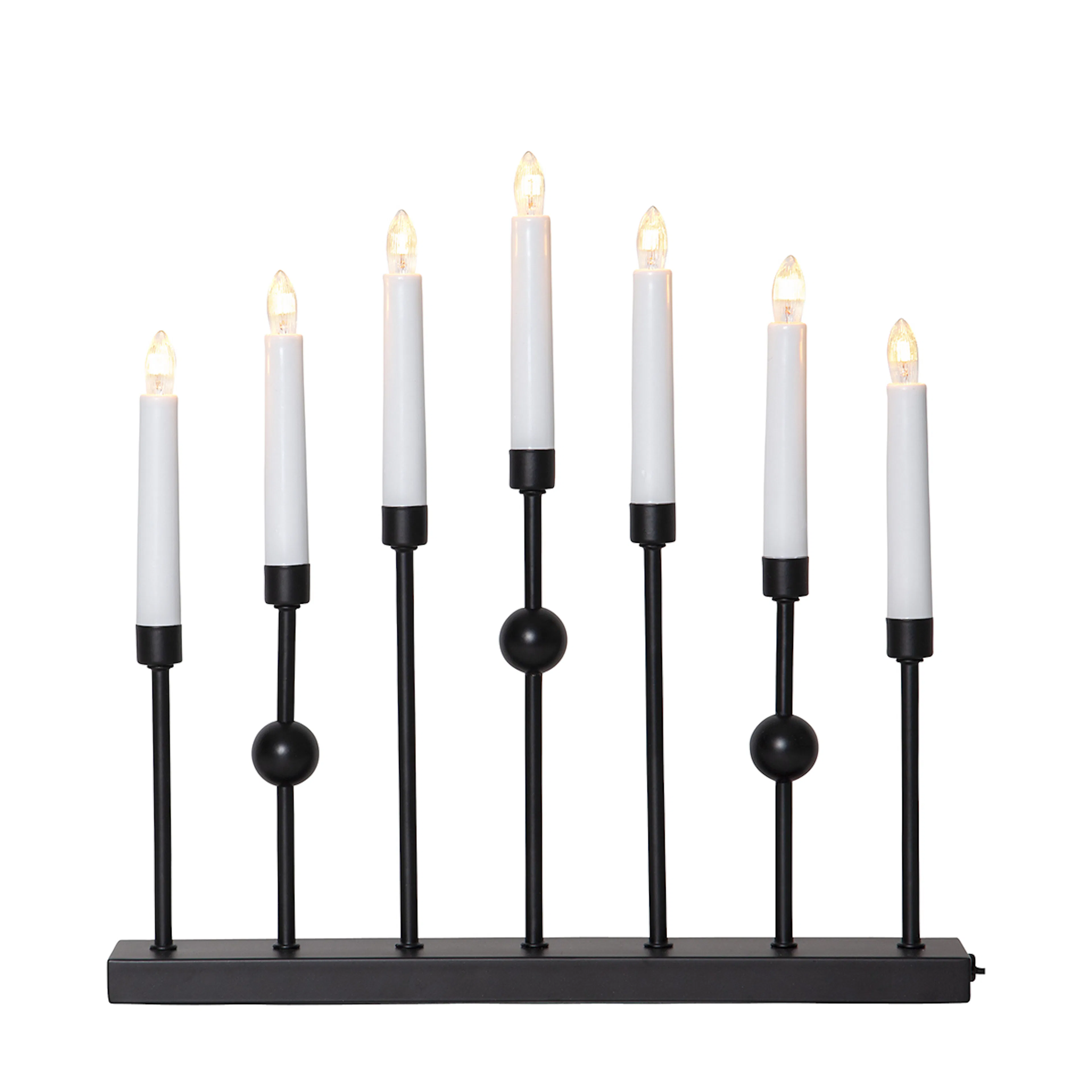 Ljusstake Star Trading Gustavo 7-armad Adventsljusstake