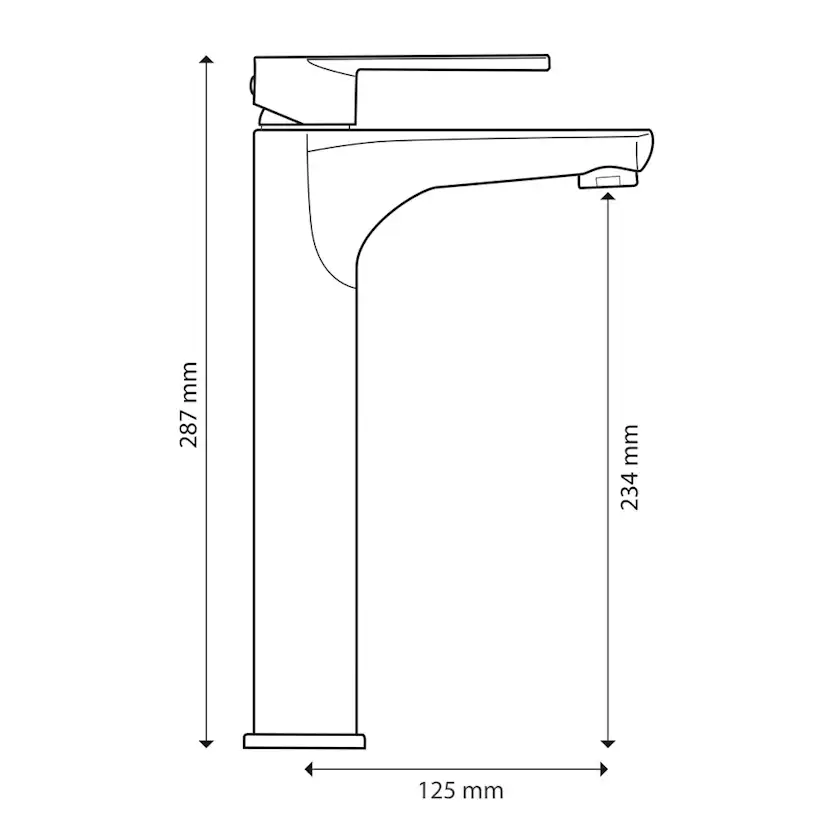 Tvättställsblandare Hafa Mix High