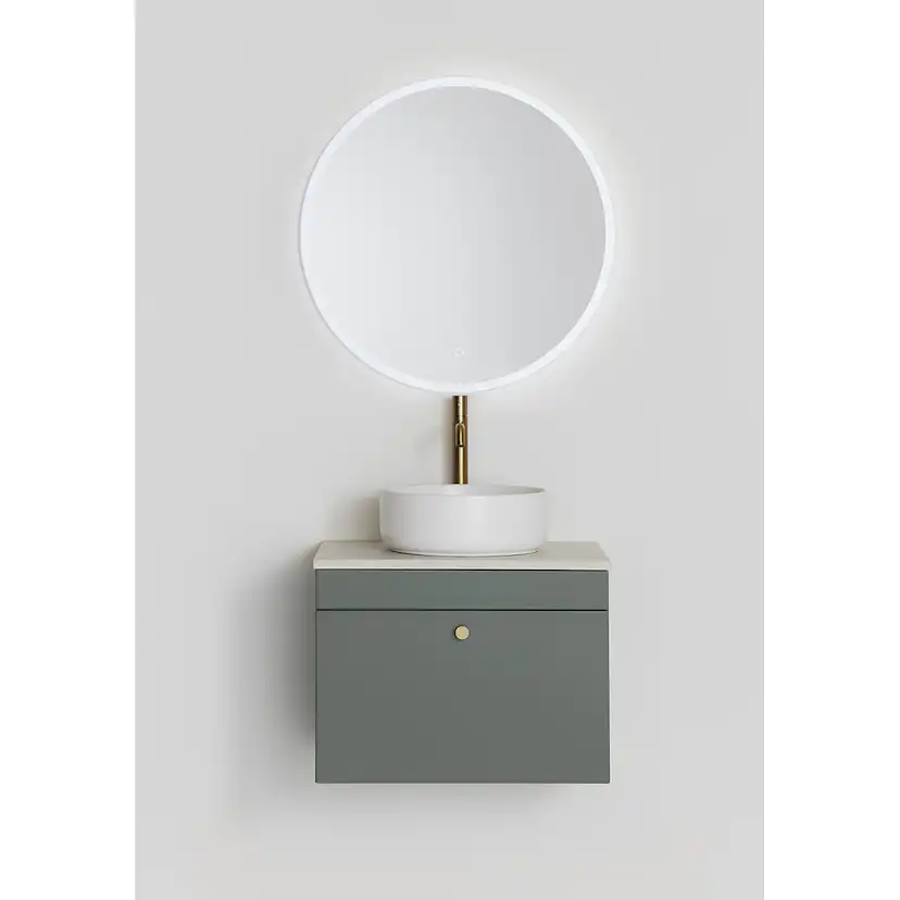 Tvättställsskåp Hafa Haze med Bänkskiva och Tvättställ