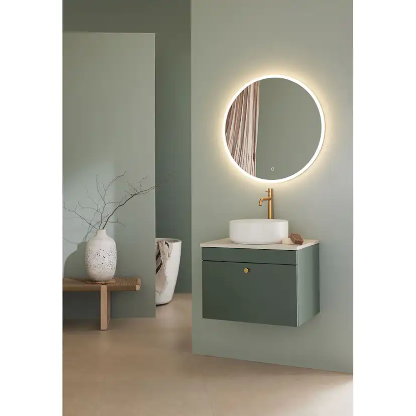 Tvättställsskåp Hafa Haze med Bänkskiva och Tvättställ