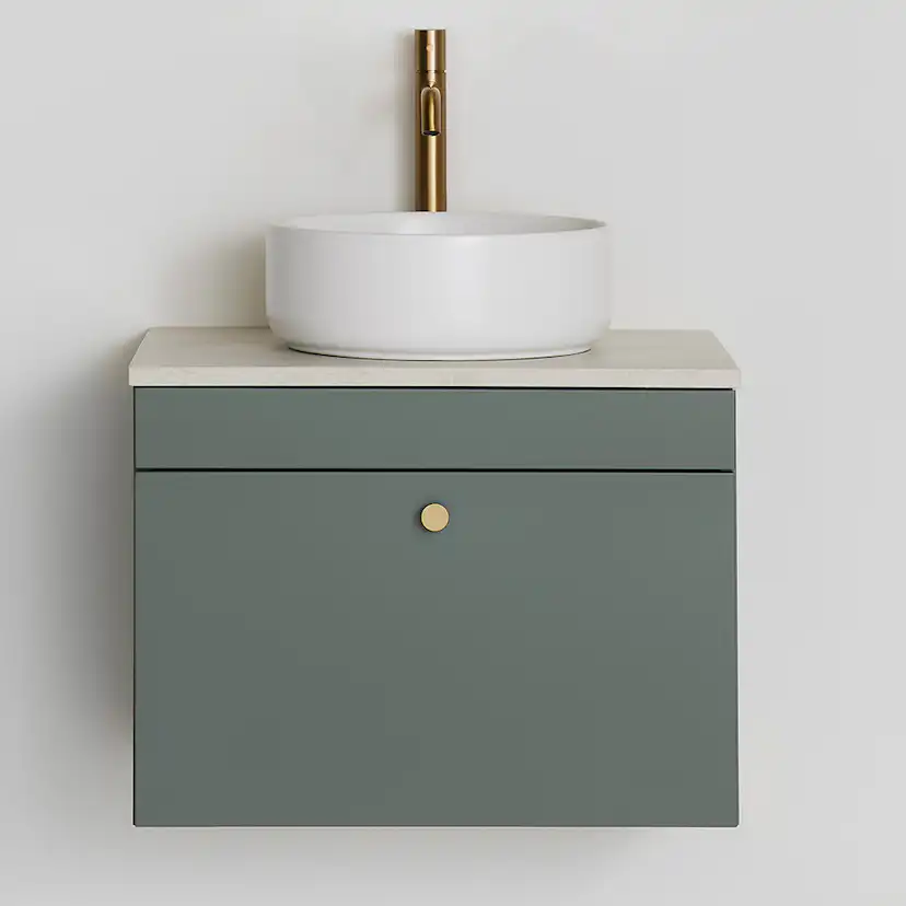 Tvättställsskåp Hafa Haze med Bänkskiva och Tvättställ