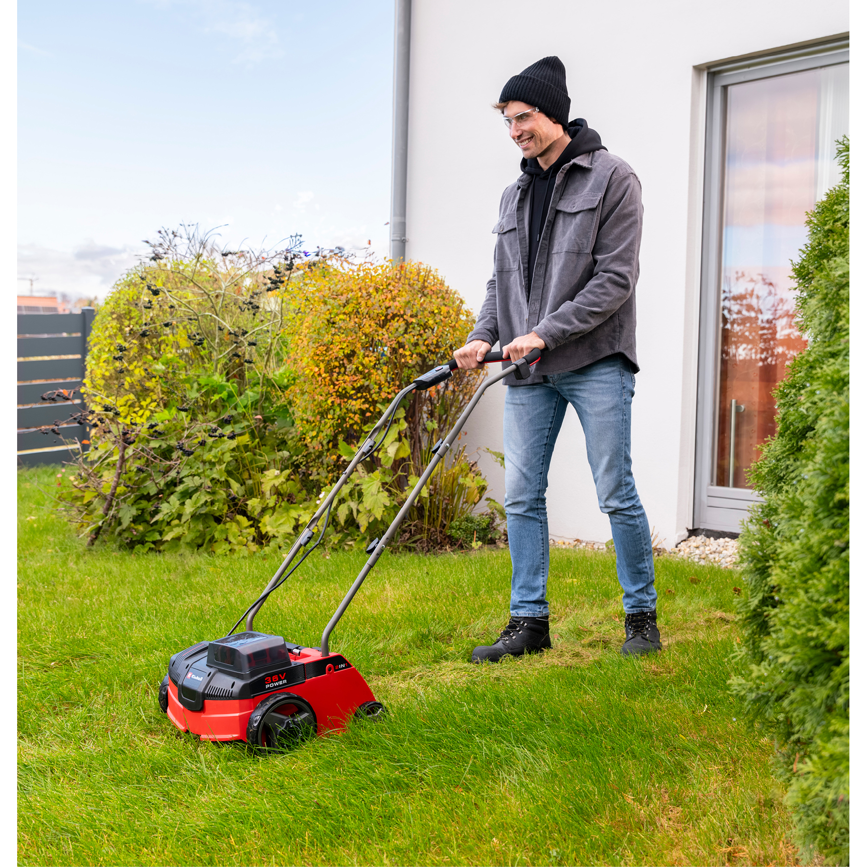 Vertikalskärare Einhell GE-SC 35/1 Solo utan Batteri