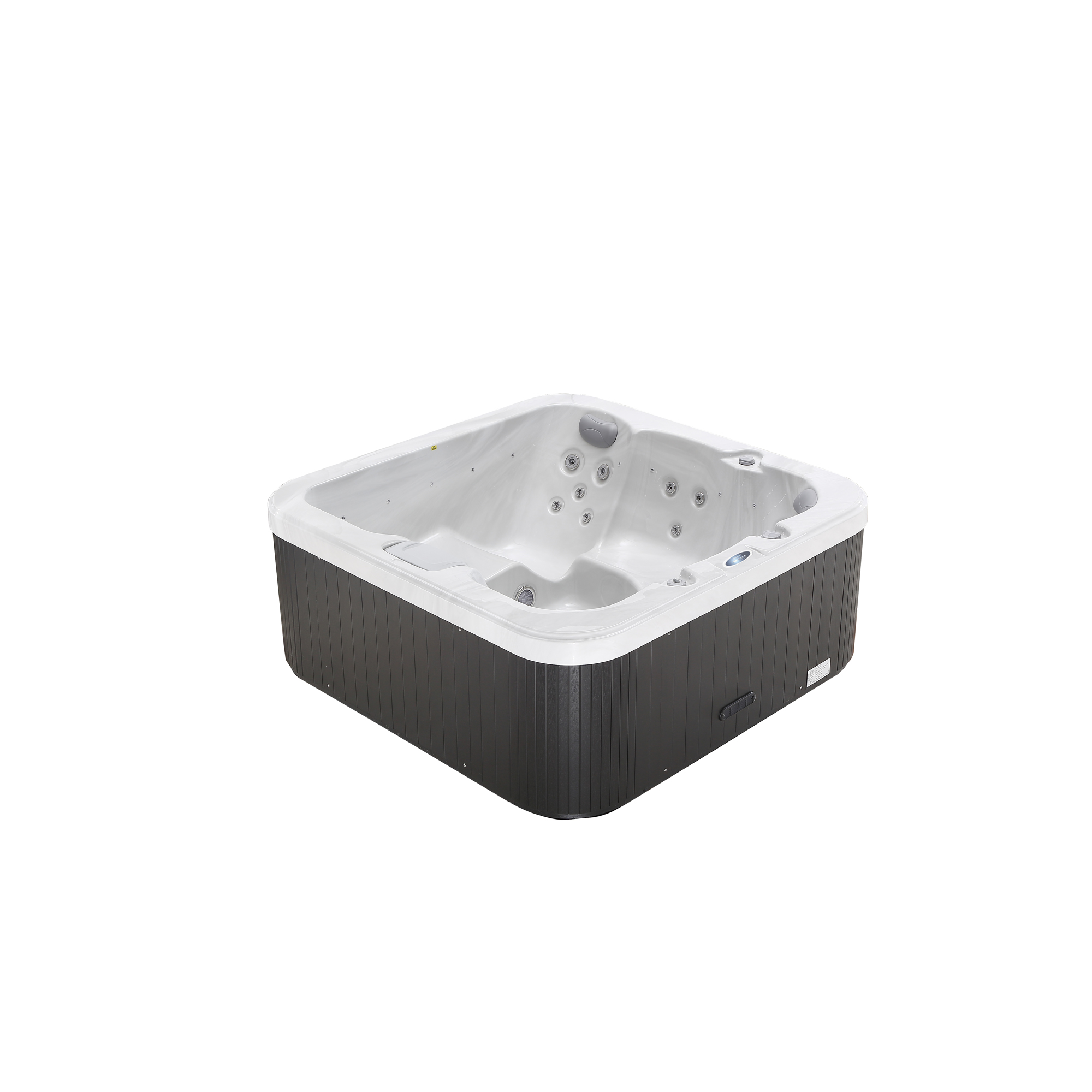 Spabad Lyfco Zeus är ett rymligt utomhusspa för 6 personer med massagejets, LED-belysning & effektiv isolering.
