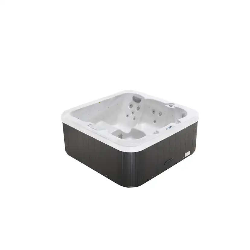 Spabad Lyfco Zeus är ett rymligt utomhusspa för 6 personer med massagejets, LED-belysning & effektiv isolering.