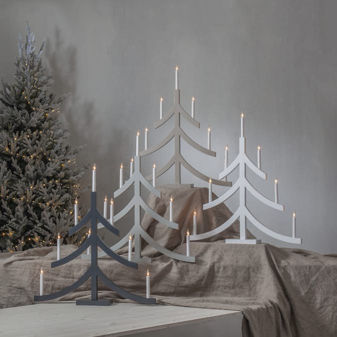 Adventsljusstake Star Trading Pagod Gran 7L