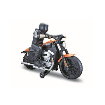 Radiostyrd Bil Maisto Harley Davidson Med Förare 27/40MHz Orange
