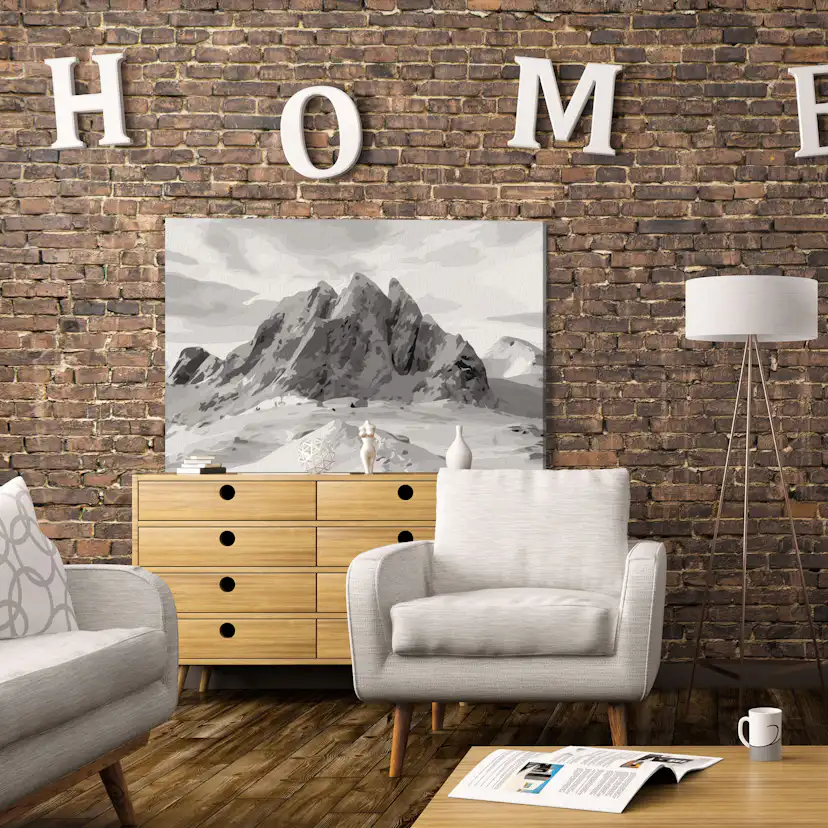 Gör-det-själv Målningar Arkiio Alps Panorama